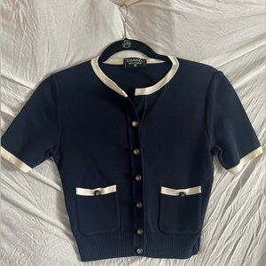 Vintage Chanel knitwear cardigan size 38